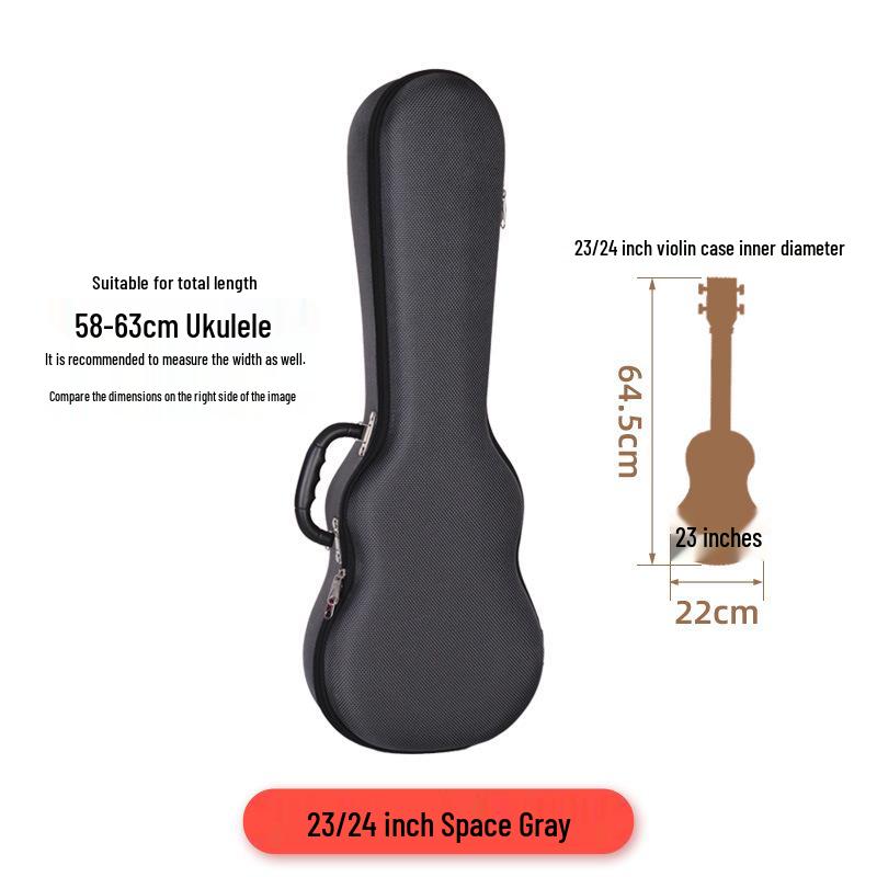 21", 23", 26" Reinforced Ukulele Case - Double Shoulder Backpack