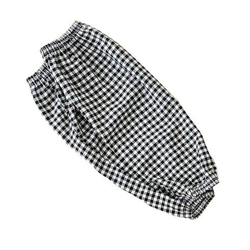 Cotton Checkered Work Sleeves 2set