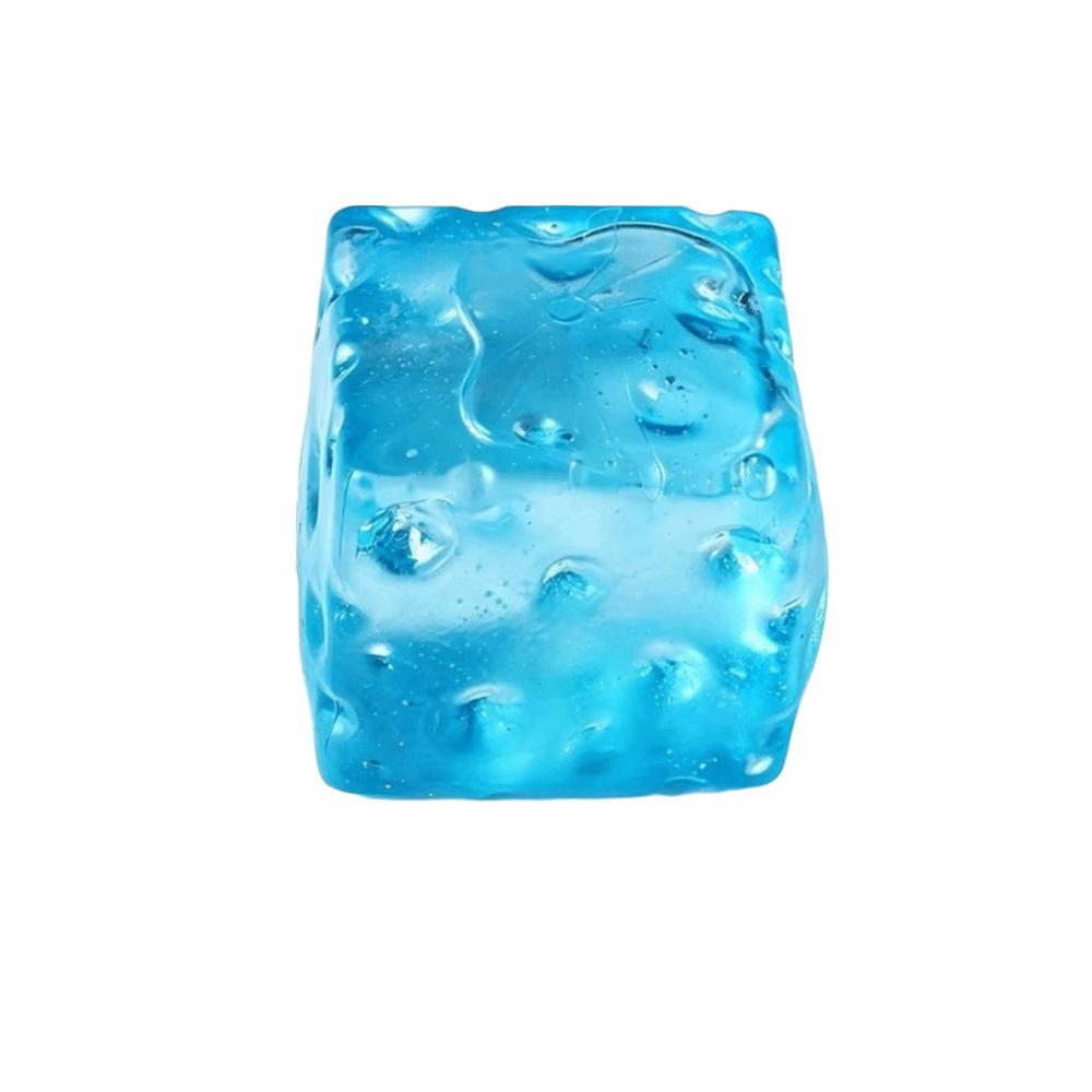 Cube Shape Squeeze Toy Translucence Decompression Toy Stress Relief Sensory Toy Adult