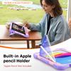 Tablet Case for IPad 10th 2022 11th 2025 with Pencil Slot 10th 11th Gen Stand Cases Cover Thick Heavy Duty 10.9 11 Inch