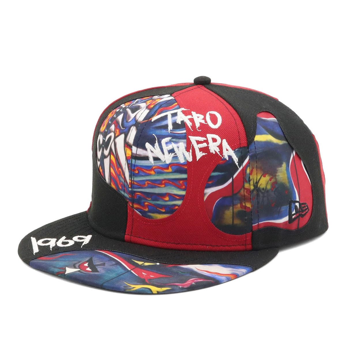 

[New Era] Cap 59FIFTY Taro Okamoto Collaboration Black/Scarlet 7 1/2 5950 TAROKA ASUNOSHINWA BLK SCA