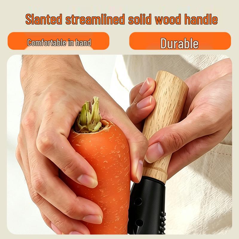 Black Stainless Steel Cone Grater for Fruits, Vegetables, Ginger, and Cheese