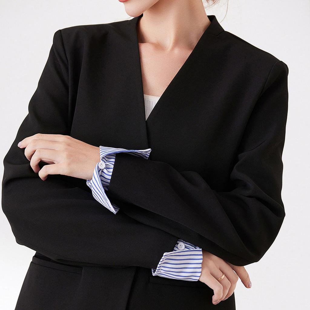 False Wrist Cuff Collar Set Elegant Detachable Sweet False Collar Detachable for Lady Delicate Versatile Collar