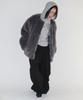 RONRON Wrap Shirring Balloon Jogger Pants Black