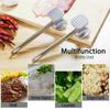 19/22.5/24cm Aluminum Alloy Meat Hammer Household Steak Meat Meat Floss And Minced Meat Double Sided Meat Hammer Hanging Storage