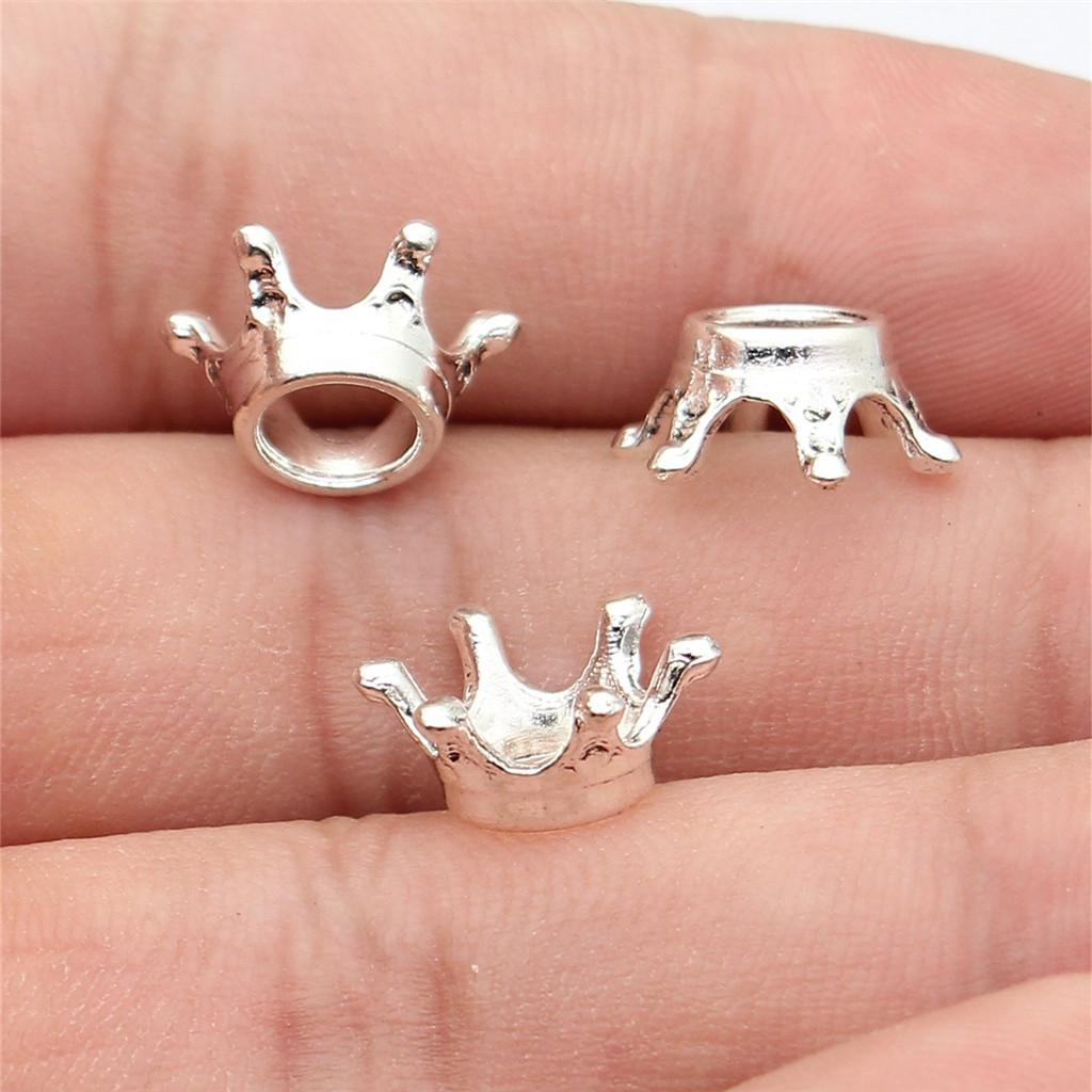 Crowns Royalty Princess Tiara Charm Antique Bronze Zinc Alloy Jewelry Making Supplies for Girls Metal Charms New Arrival
