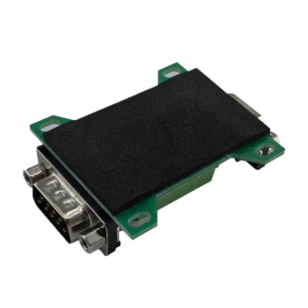 DB9MF-A Terminal Block Adapter Board with Solderless Male and Female Connectors for Use in Electronic Projects and Field Wiring
