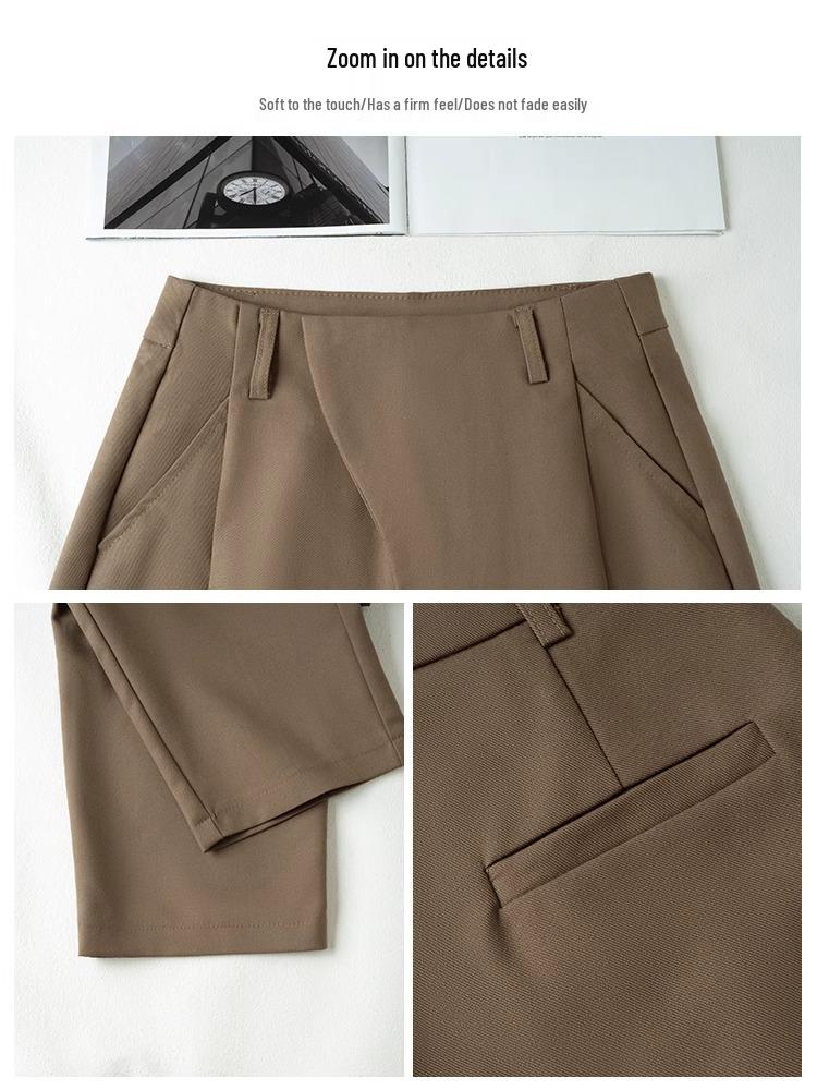2024 Summer Women's High Waist Slimming Harem Pants - New Fashion Temperament, Casual Draping Cigarette Style