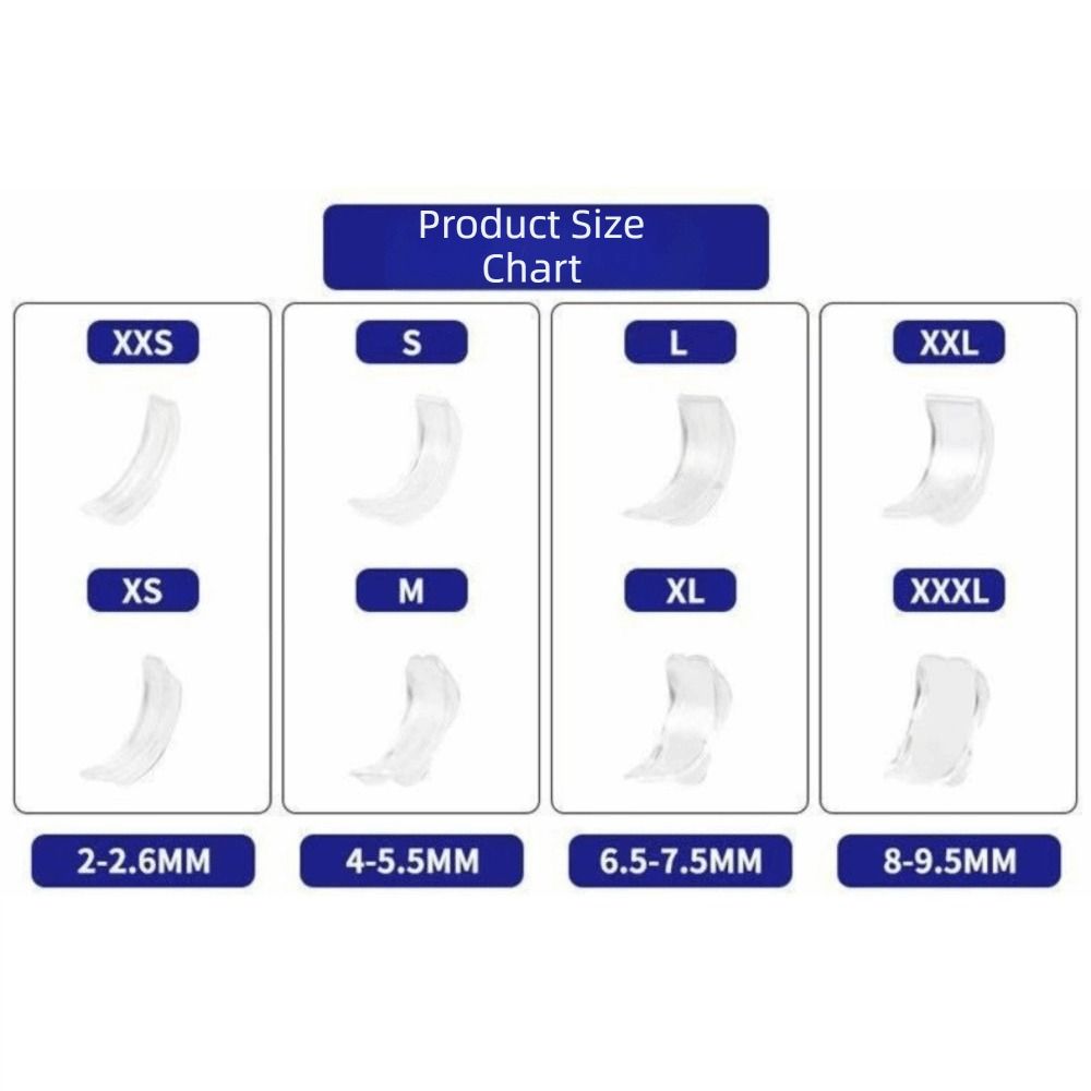 8Pcs/set Silicone Ring Size Adjuster Loose Rings Ring Size Retainer  for Rings Jewelry Tools
