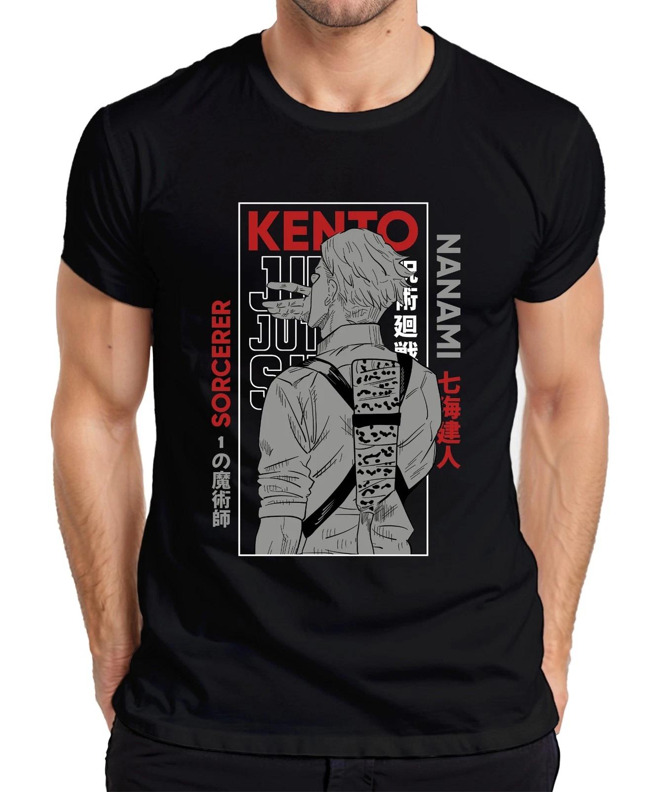 Jujutsu Kaisen Kento Nanami Sorcerer Anime Ästhetik Geschenk Retro Herren T-Shir S