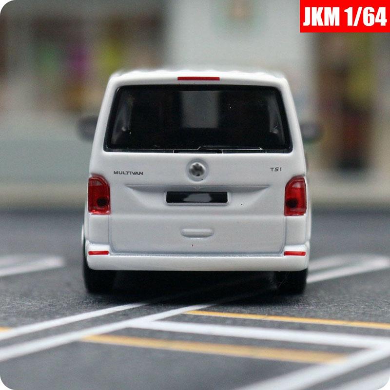 1/64 Scale Multivan T6 Van MPV Diecast Model Car Metal Chassis Shock Absorption Collection Model Ornaments