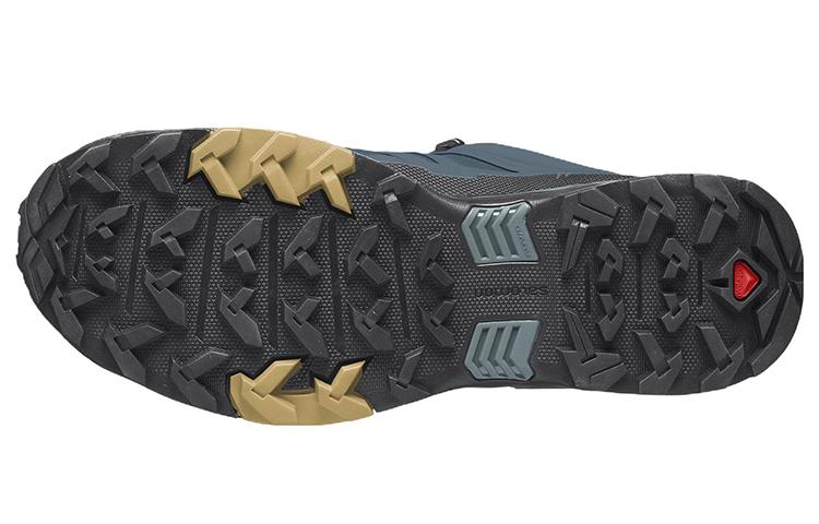 Men's Sneakers SALOMON X Ultra 4 Textile, Leather Lace Up Abrasion Resistant Low top Mountaineering Hiking