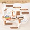 Baby Educational Toys Wooden Aeolian Bells Montessori Children's Musical Toys Xylophone Newborn Birthday Gifts Music Table Toys