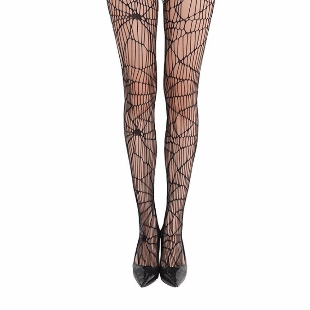 Hollowed Out Halloween Theme Pantyhose Jacquard Spider Web Pantyhose Party