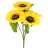Sunflowers Bouquet Artificial Flowers 5 Sunflowers for a 45 cm Vase