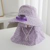 Solar charging fan Tea picking sun hat Farm work Shawl hat Sun protection hat Women's UV protection sun hat