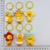 Portachiavi in Resina Anatra Gialla Carina Lucida - Regalo Migliore Amico & Accessorio per Coppia