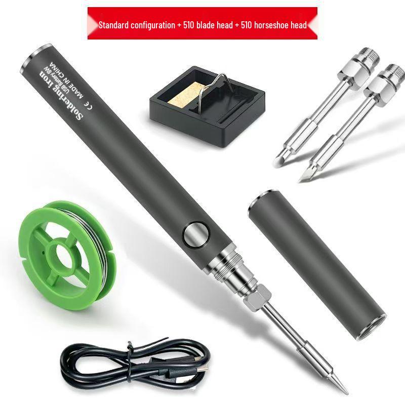 8W USB Portable Wireless Soldering Iron Pen - Electric Spot Welding Tool for Household Use