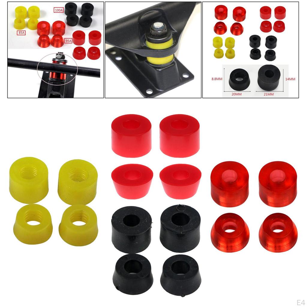 /Sada univerzálních podvozků pro skateboard PU - Válec 85a/95a/100a Včetně pouzder/ Šálků/Matic atd.