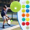 Pickleball Bälle 40-Loch Kunststoff Indoor Outdoor Pickleballs 74mm Durchmesser Langlebiges Hohl Design für Training und Freizeitsport 3 6 12er Pack