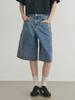 Beuienwaiseutyudio Tom And Jerry Love Letter Bermuda Denim Pants_Yc5Dpwt