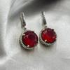 Ruby Stone Silver Earring, Sterling Silver Earring, Authentic Design Earring, Hurrem Sultan Jewelry, Ottoman Jewelry, Gift For Women