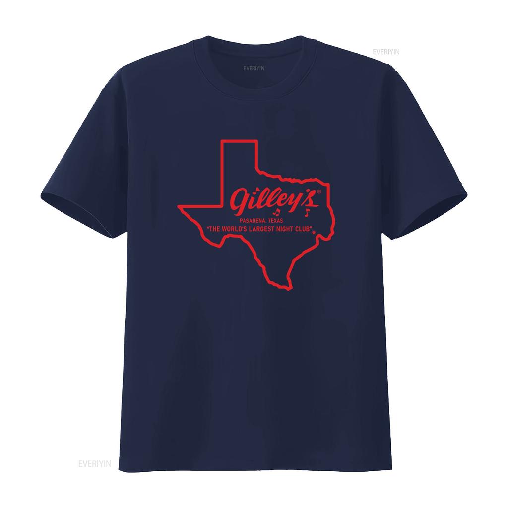 Gilleys Club Texas Retro T Shirt Vintage Washed Graphic Soft Top For Everyday Wear Stylish Streetwear Casual Fashion Vintage