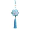 Chinese Brocade Tassel Sachet: New Year Charm Pendant with Ancient Style Scent