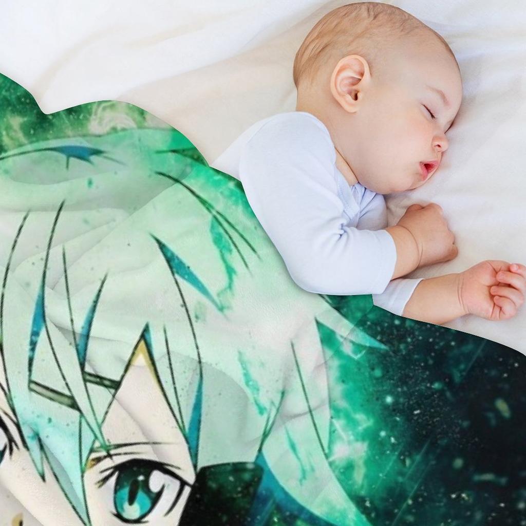 Sinon Sword Art Online Throw Blanket Decoratives christmas gifts Soft Plush Plaid Quilt Blankets