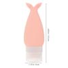 3Pcs Silicone Travel Bottles Set Cartoon Refillable Leak-Proof Containers Portable Sub Packing Empty Lotion Shampoo Dispenser