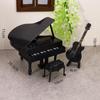 Miniature Dollhouse Grand Piano & String Instruments Set