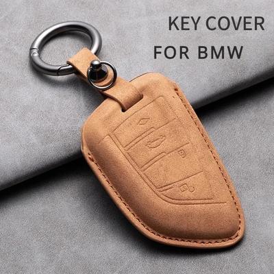 Leather Car Key Case Cover For BMW F20 F30 F31 F34 F32 F36 G20 G30 F10 F11 F07 G11 X1 X3 F25 X4 F26 X5 F15 X6 F16 X7 I3 M3 M4 M6