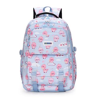 Women's Multi-Function Large Capacity Backpack Cartoon Print Student Schoolbag