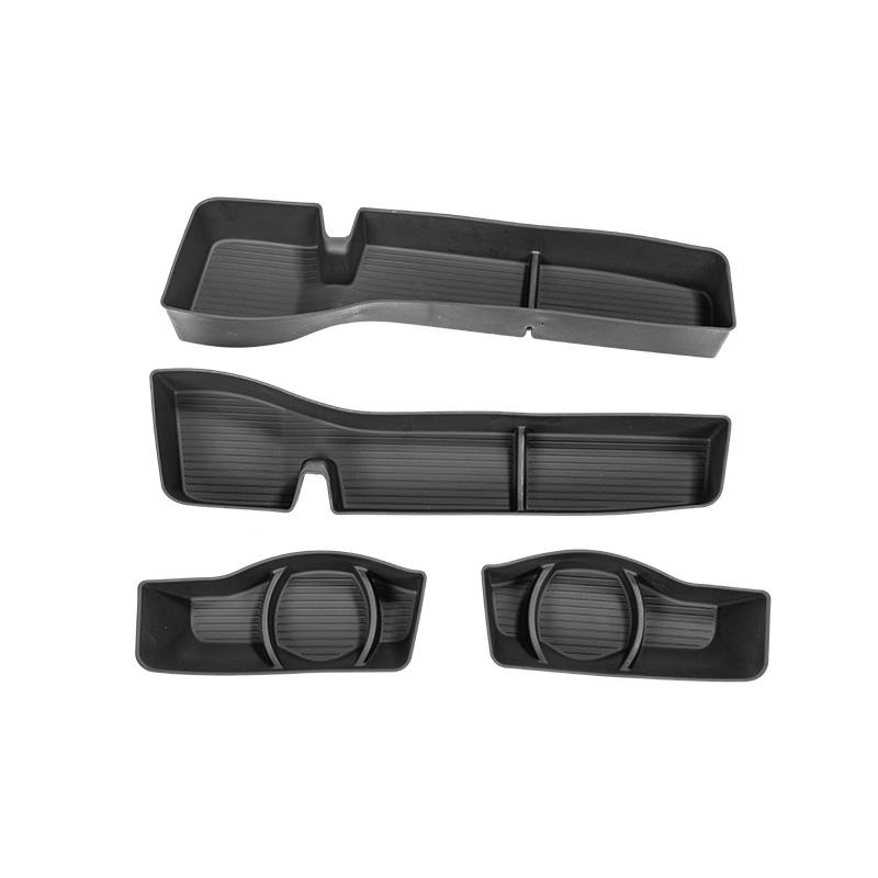 

Для Great Wall Tank 300 2025-2025 Ящик для хранения в двери Черный 4 шт. Ящик для хранения в дверной слот Подстаканник Автоаксессуары для интерьера автомобиля