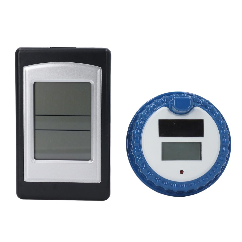 Pool Thermometer IPX8 Waterproof Solar Powered Wireless Floating Pool Water Temperature Gauge for Hot Tub Pond Aquarium