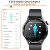 Hot Selling F210 IP67 Smartwatch with ECG Weather Heart Rate Monitoring Android Fitness Tracker Wrist Watch BT Call IPS Display