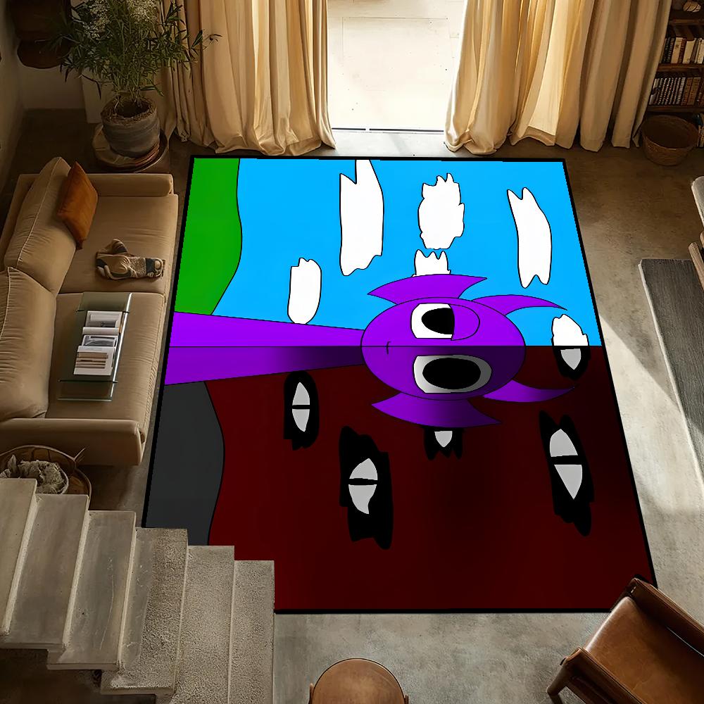 Door Mat Anti-Slip Kitchen Bedroom Game Handmade Tufted Rug I-Incredibox Carpet Living S-Sprunki Room Entrance Decoration