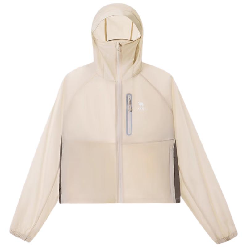 CAMEL Lightweight UV Protection Hooded Outdoor Jacket L