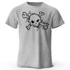 Summer Men's Cotton Top 2yk Sweetheart Skull Printed Short Sleeve Soft Large Loose Fashion Casual T-shirt