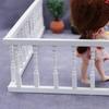 Dollhouse Mini Furniture Balcony Handrail Micro Scene Model Modern Wood Fence
