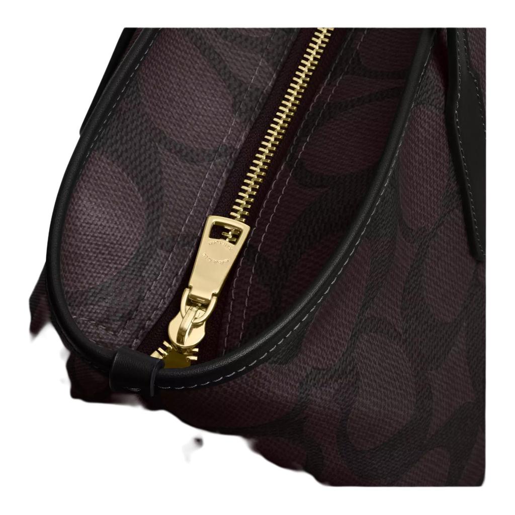 Coach City beschichtete Canvas-Tragetasche, Einkaufstasche, Handtasche, Umhängetasche Groß Damen Walnuss CCD66-IMXAQ