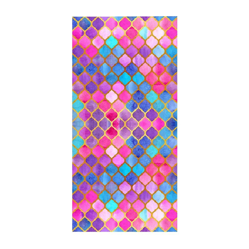Fish Scales Large Bath Towels No Sand Free Quick Dry Towel Summer Swimming Xxl Beach Towel Surf Poncho Microfiber Bath Towel
