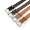 Pin Buckle Business Waist Belt Casual Waistband Fashion Suede Leather Belt  For Women