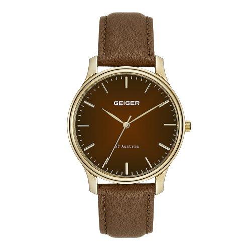 [GEIGER] GEIGER Men s Leather Watch GE1235GDBR_M GE1235GDBR_M