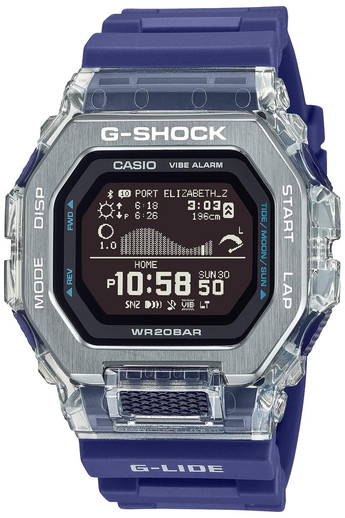 Casio G-Shock G-Lide Bluetooth Eco-Friendly Watch GBX-100S-2JF Blue Men