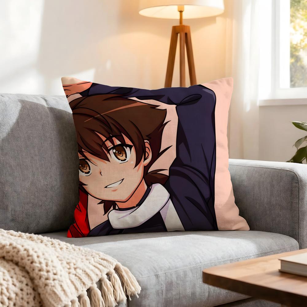 Anime New High School Dxd Cushion Cover 1Pcs Decorative Covers Soft Cushion Case For Sofa Couch Decor 40X40 45X45 Pillowcases