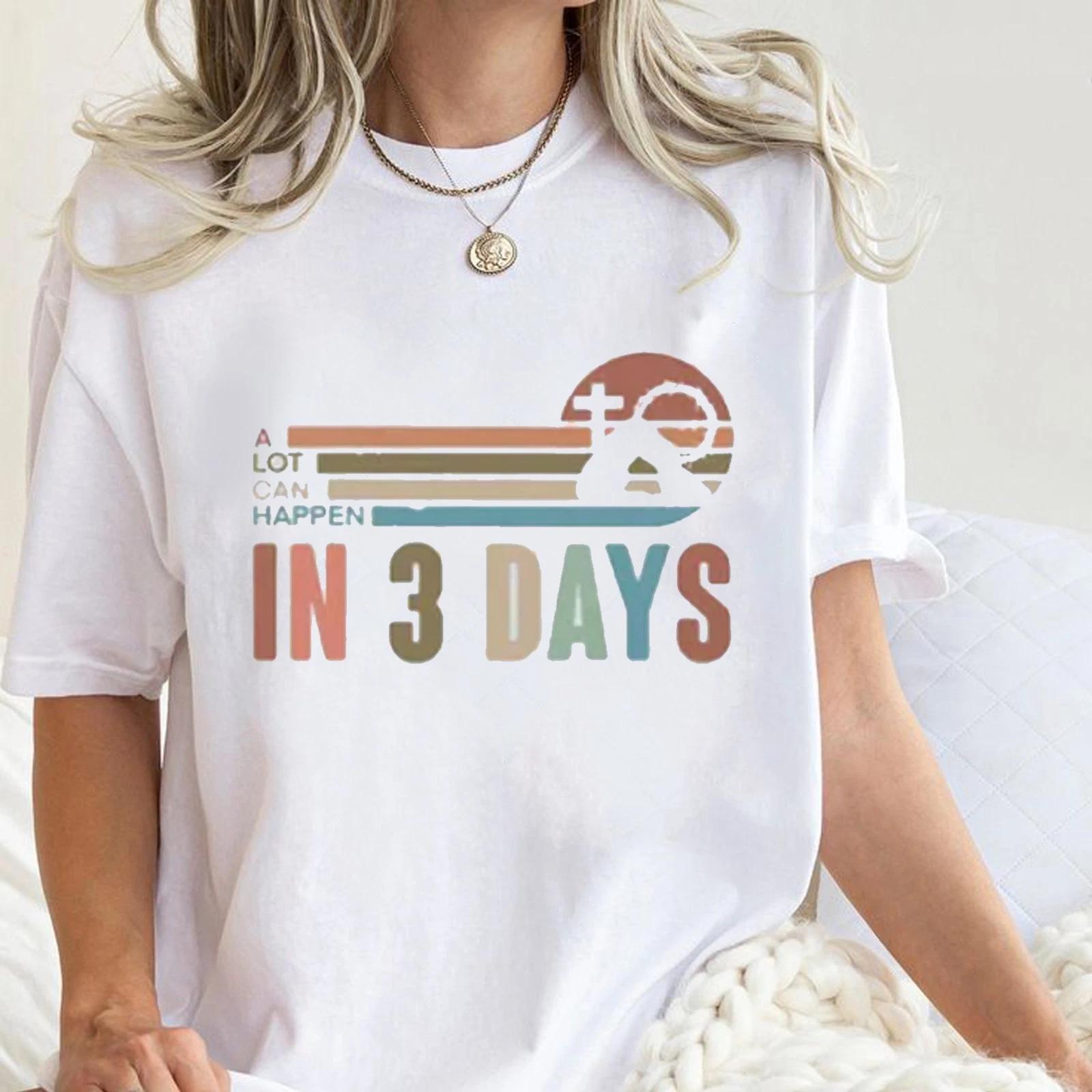 A Lot Can Happen In Three Days T-shirt, Jesus Is Risen Easter Tee for Christian XL