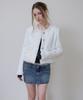 ROSEFRANTZ Soft Fringe Tweed Jacket [Ivory]