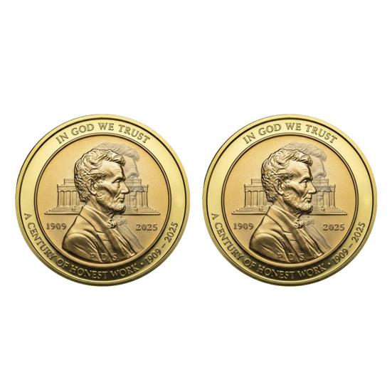 1/2/3Pcs Final Cent Tribute Coin End of An Era Penny 1793-2025 The Last Cent Collectible Coin Souvenir Token History Enthusiasts Keepsake Gift