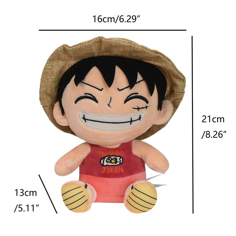One Piece Plush Toys Monkey D Luffy Ace Law Soft Stuffed Dolls Tony Tony Chopper Cos Sanji Sabo Buggy Birthday Gift